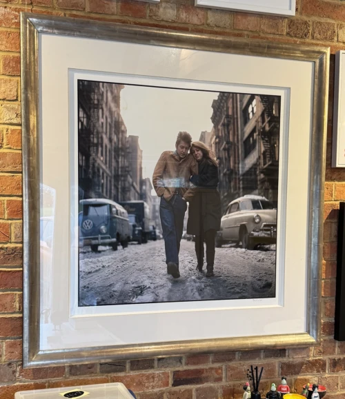 Don Hunstein: Bob Dylan and Suze Rotolo, Freewheelin' session - 48x48 inches - Image 2